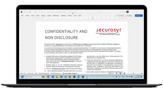 Securosys 365 DKE in action