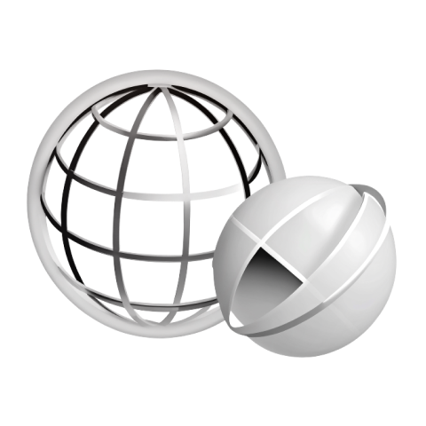 map-sphere-b&w