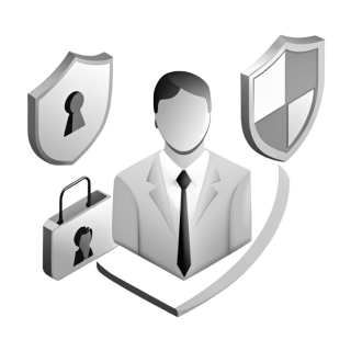 people-shield-lock-b&w